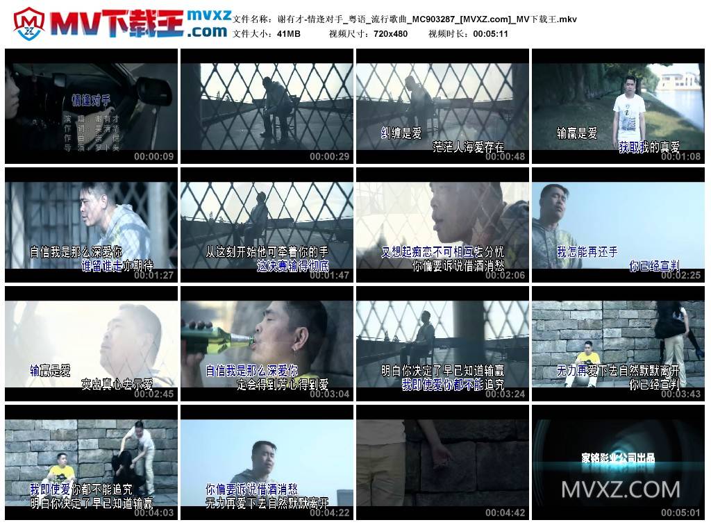 谢有才-情逢对手_粤语_流行歌曲_MC903287